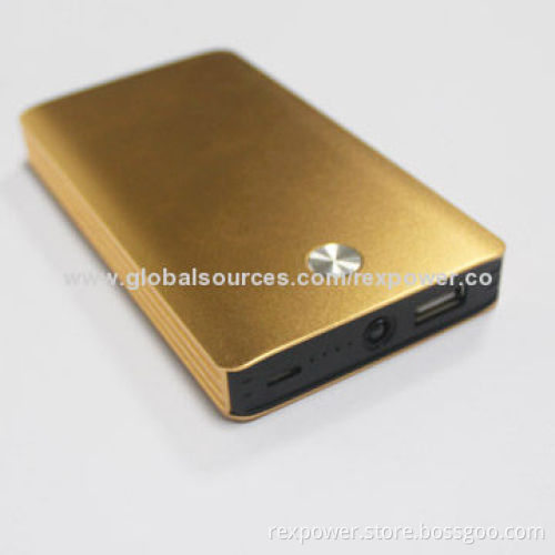 Power Bank for iPhone/Samsung/HTC/Nokia, 8,000mAh Capacity, 5V DC 1A Input, 5V DC 1 + 2.1A Output